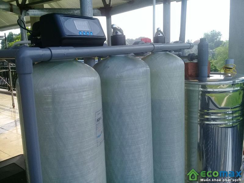 Thiết bị lọc nước giếng khoan nhiễm Phèn sắt màu vàng, mùi tanh nồng ECO-G03 12 Hệ thống lọc nước giếng khoan