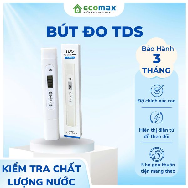 Bút đo TDS - Kiểm tra chất lượng nước sinh hoạt, nước uống 3 thiet bi do tds