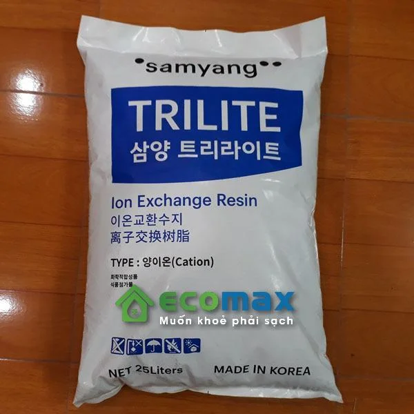 Hạt Nhựa Trao Đổi Cation Trilite MC-08H (Hàn Quốc) 1 Hạt Nhựa Trao Đổi Cation Trilite MC-08H