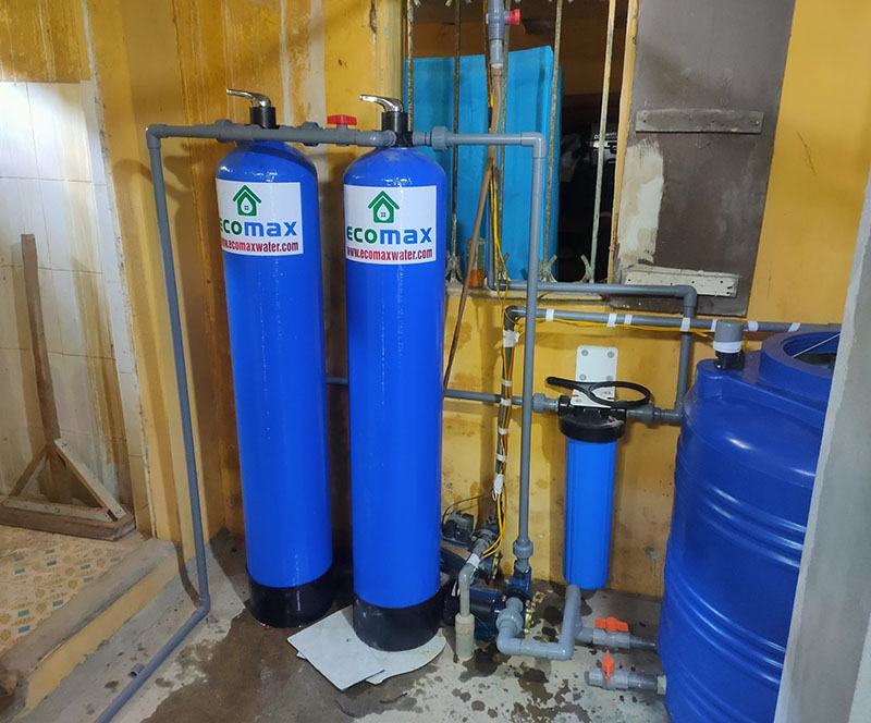 Hệ thống lọc nước giếng khoan gia đình ECO-G02 Công suất 1200lít/h 10 bo loc nuoc gieng khoan gia dinh mau vang gia re ecomax