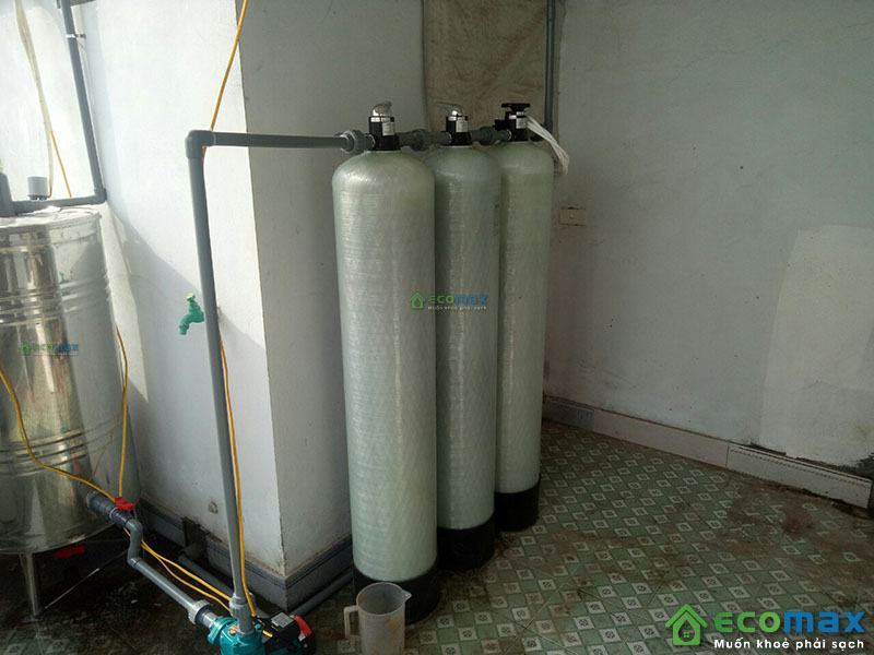 Thiết bị lọc nước giếng khoan nhiễm Đá Vôi, Phèn sắt, lọc trong, khử màu mùi ECO-G03S 7 Thiết bị lọc nước giếng khoan sinh hoạt 3 cấp lọc