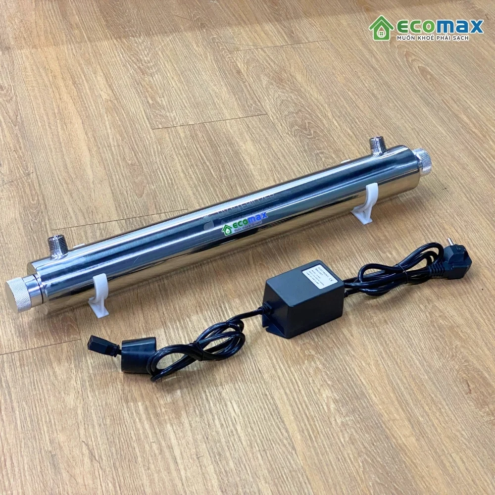 Đèn UV diệt khuẩn 25W công suất 1300L/h (Đèn tia cực tím diệt khuẩn) 5 Đèn UV diệt khuẩn 25W công suất 1300L/h tiệt trùng nước hiệu quả do Ecomax phân phối lắp đặt