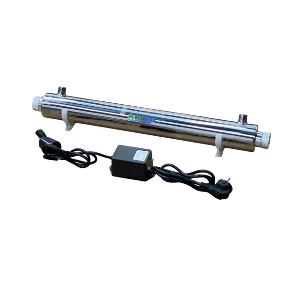 Đèn UV diệt khuẩn 25W công suất 1300L/h do Ecomax phân phối lắp đặt