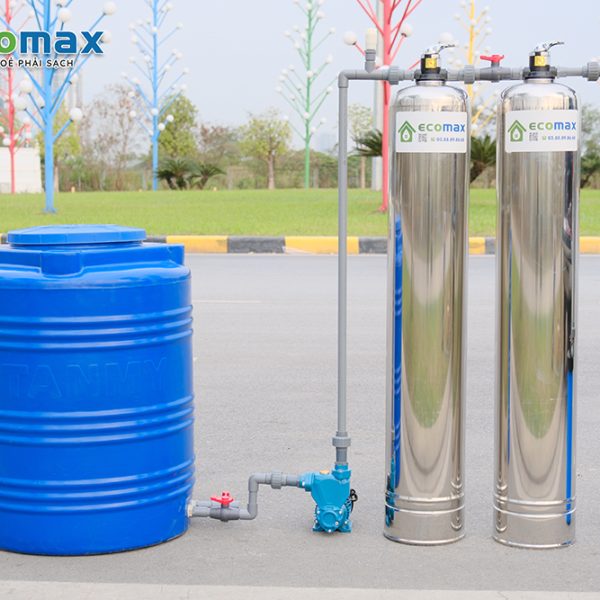 may loc nuoc gieng khoan ECO-G02I 3 cap loc cot inox 304 sieu ben