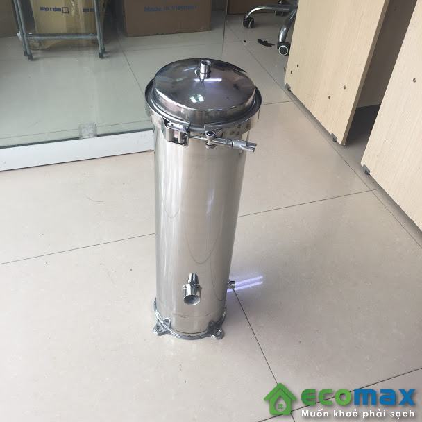 Phin lọc nước chứa 3 lõi 20 inch công suất 3m3/ giờ 3 phin loc 3 loi 20 inch inox 304 5