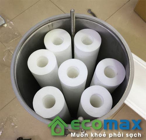 Phin lọc nước inox 7 lõi 20 inch công suất 7m3/giờ 5 phin loc nuoc 7 loi 20 inch 7