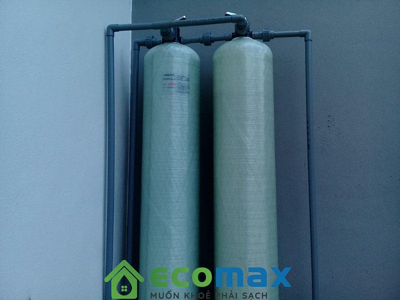 he thong xu ly nuoc gieng khoan nhiem sat