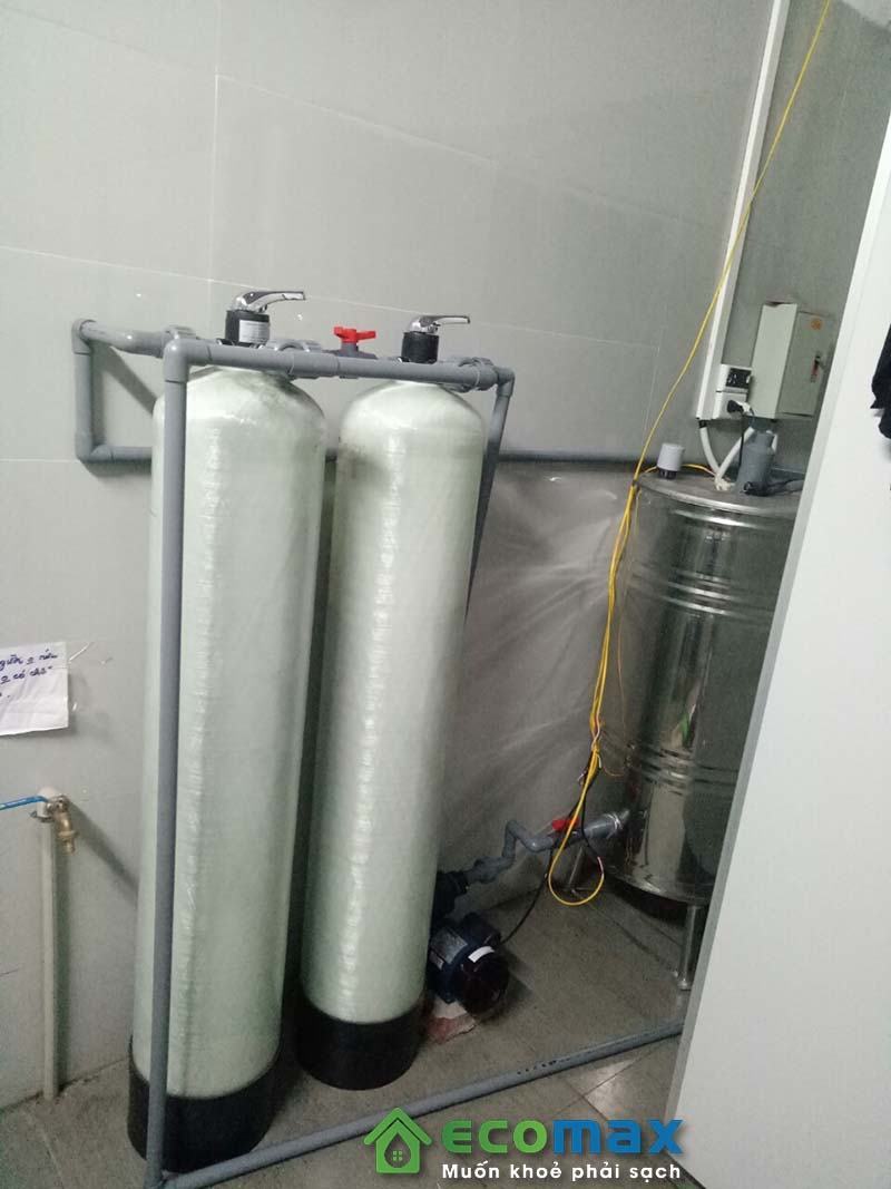 Lắp đặt hệ thống lọc nước giếng khoan tại Nguyễn Khoái, Thanh Trì 1 he thong loc nuoc gieng khoan ECO-G02