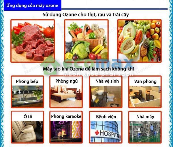 ung dung cua may ozone cong nghiep