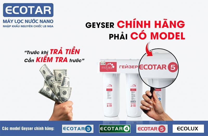 xac minh may loc nuoc geyser ecotar 5 chinh hang