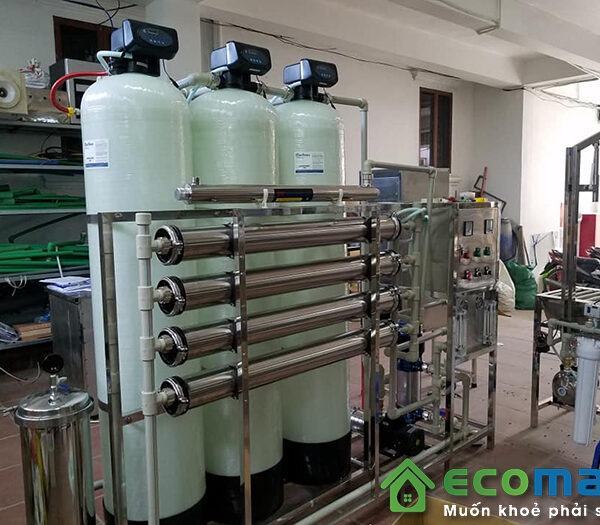 Vỏ màng Ro 8080 2 màng Inox SS304 đẹp không mối hàn 1 hinh anh lap dat mang loc ro cong nghiep 2