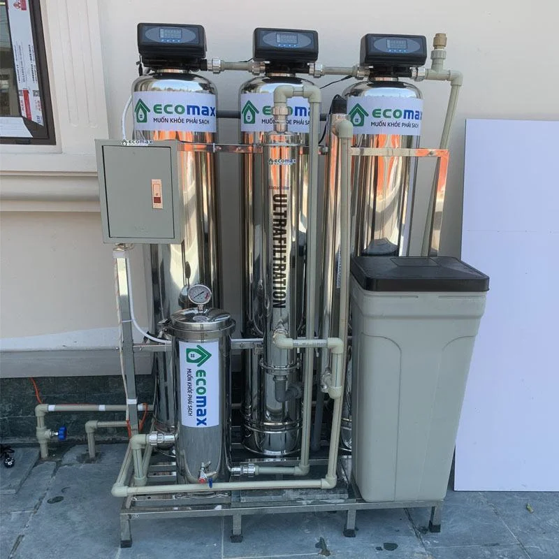 Hệ thống lọc nước tổng sinh hoạt cao cấp cho căn hộ 5 cấp lọc 19 lap dat may loc nuoc tong sinh hoat eco-05 ultra tai vinhome long bien