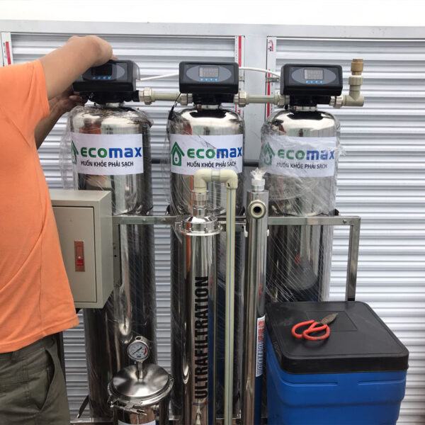 Hệ thống lọc nước tổng sinh hoạt cao cấp cho căn hộ 5 cấp lọc 2 lap dat may loc nuoc tong sinh hoat eco-05 ultra tai vinhome long bien