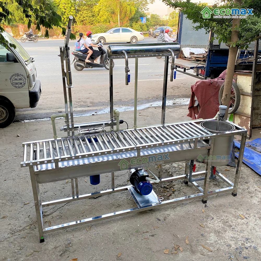 Dây chuyền bàn chiết rót đóng bình nước tinh khiết 20 Lít 7 Bàn chiết rót nước tinh khiết đóng bình Ecomax 3