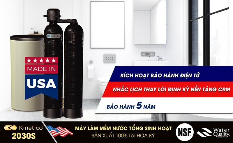 Hệ thống lọc tổng cao cấp cho biệt thự Kinetico 2030S 5 he thong lam mem nuoc nhap khau my kinetico 2030S