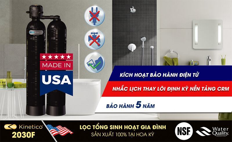 Hệ thống làm mềm nước sinh hoạt cao cấp Kinetico 2030F 2 he thong loc tong kinetico 2030f nhap khau my