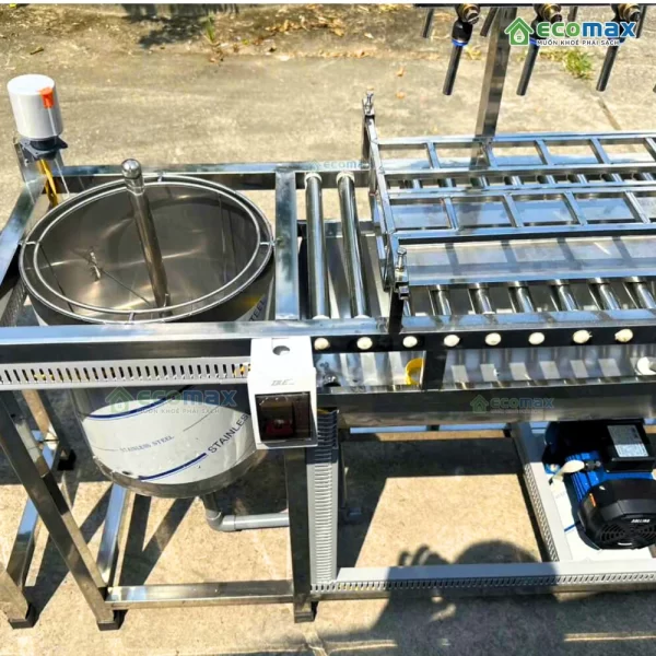 Ecomax – Chuyên lắp đặt thi công Dây chuyền bàn chiết rót nước tinh khiết đóng bình