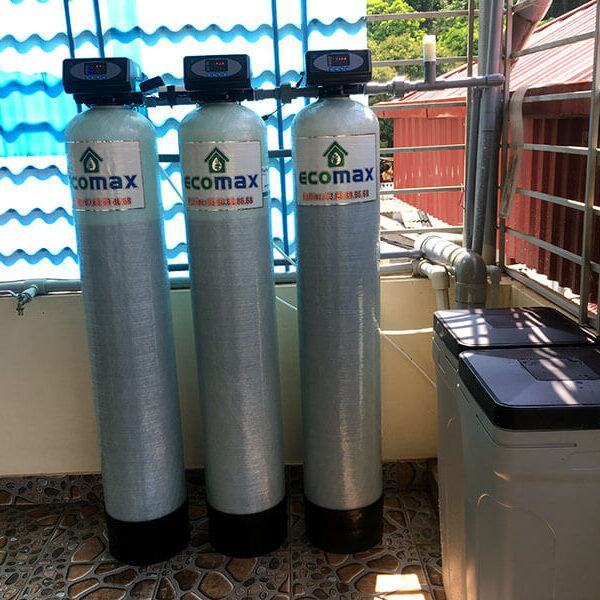 Thiết bị lọc nước tổng sinh hoạt ECO-03SA chuyên xử lý nước nhiễm đá vôi 3 may loc nuoc tong sinh hoat ecomax tai son la