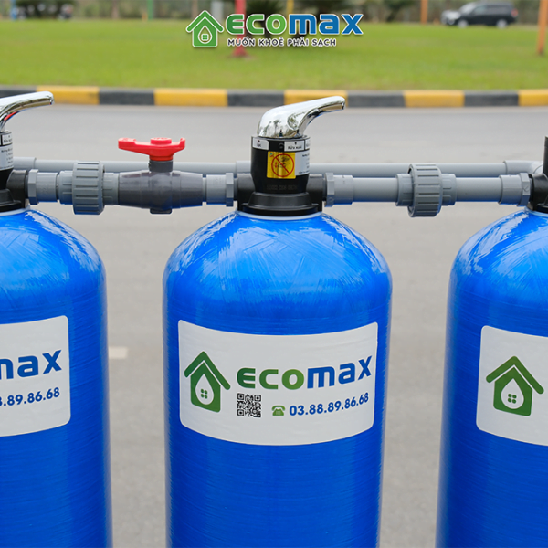 Thiết bị lọc nước giếng khoan nhiễm Phèn sắt màu vàng, mùi tanh nồng ECO-G03 3 so do lap dat may loc nuoc gieng khoan ECO-G03 4 cap loc