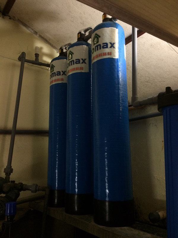 Bộ lọc nước giếng khoan sau bể lọc ECO-03 tại Đông Anh 3 Lọc nước giếng khoan ECO-03