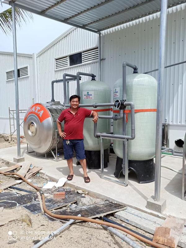 Công trình lọc nước giếng khoan ECO-02 công suất 10m3/h tại Bà Rịa Vũng Tàu 2 Bộ lọc nước ECO-02 công suất 10m3/h