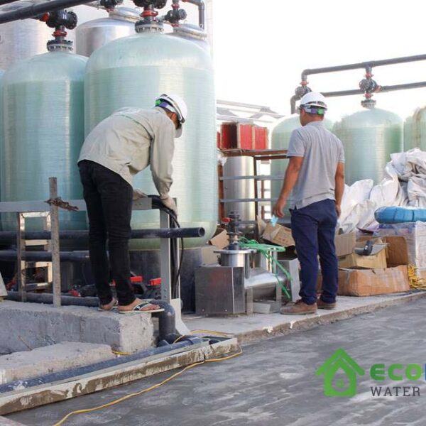 Hệ thống lọc nước giếng khoan công nghiệp 50m3/h 2 he thong loc nuoc gieng khoan cong nghiep 50m3h