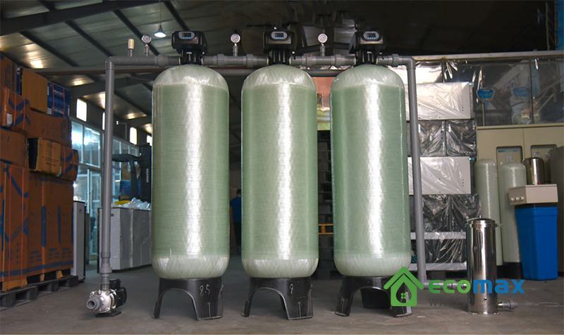 Hệ thống lọc nước giếng khoan công nghiệp 7m3/giờ 7 he thong loc nuoc sinh hoat cong suat lon 7m3 h