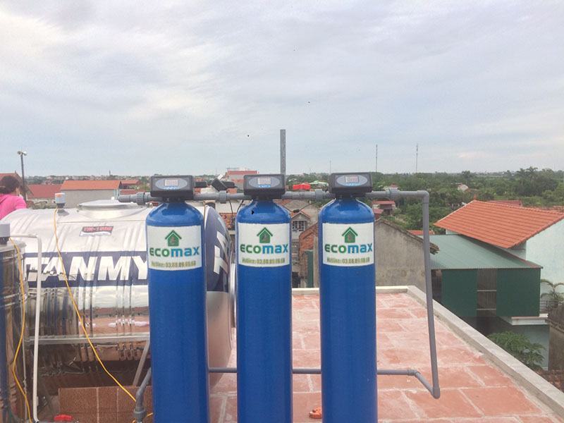 Công trình lọc nước giếng khoan ECO-G03A tại Phú Xuyên Hà Nội 3 loc nuoc phu