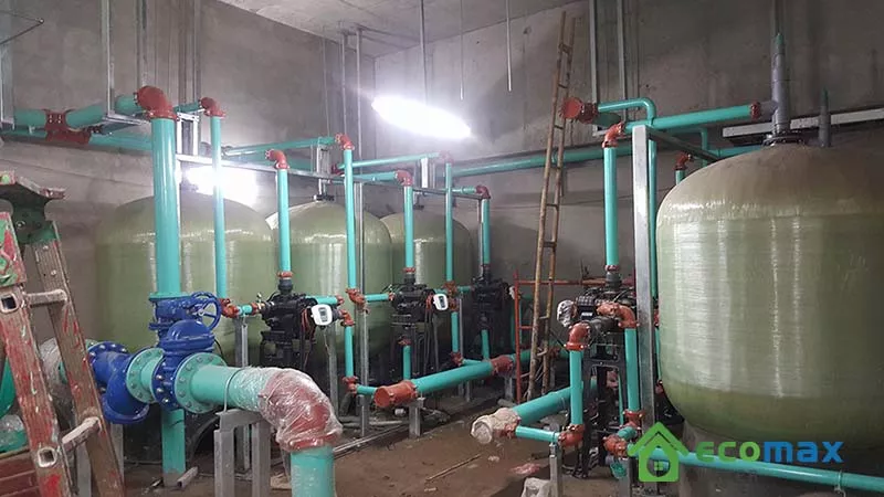 Hệ thống lọc nước sinh hoạt công suất lớn Ecomax Water 3 he thong loc nuoc sinh hoat cong suat lon