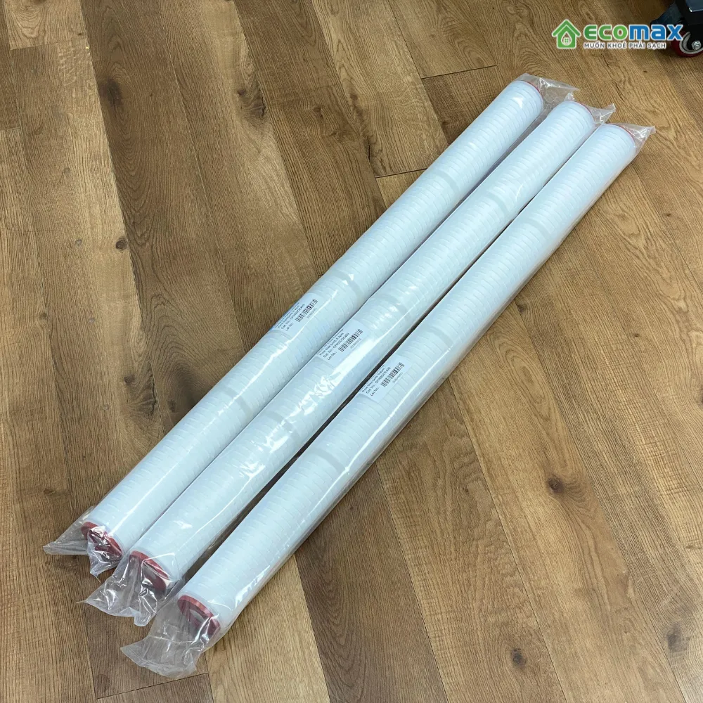 Lõi lọc xác khuẩn 40 inch 0,2mc dùng trong y tế, lọc nước 9 Ecomax đơn vị bán Lõi lọc xác khuẩn 40 Inch 0,2 Micromet chất lượng