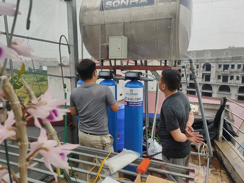 Bộ lọc nước giếng khoan ECO-G03A tại thị trấn Thổ Tang, Vĩnh Tường, Vĩnh Phúc 3 Lọc nước giếng khoan ECOMAX