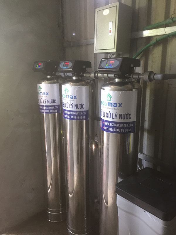 Bộ lọc nước giếng khoan cao cấp ECO-G03AI tại Dị Nậu, Thạch Thất 2 Bộ lọc nước giếng khoan ECOMAX