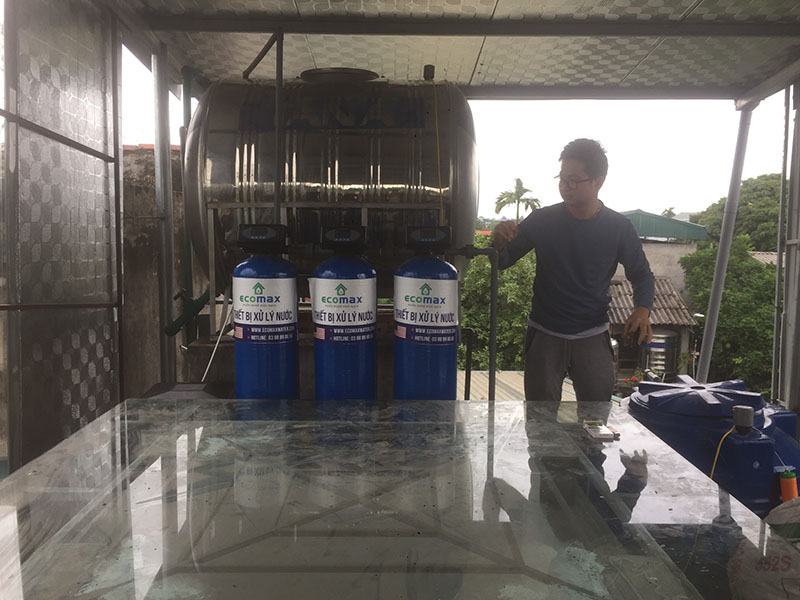 Lọc nước sinh hoạt a Kiên