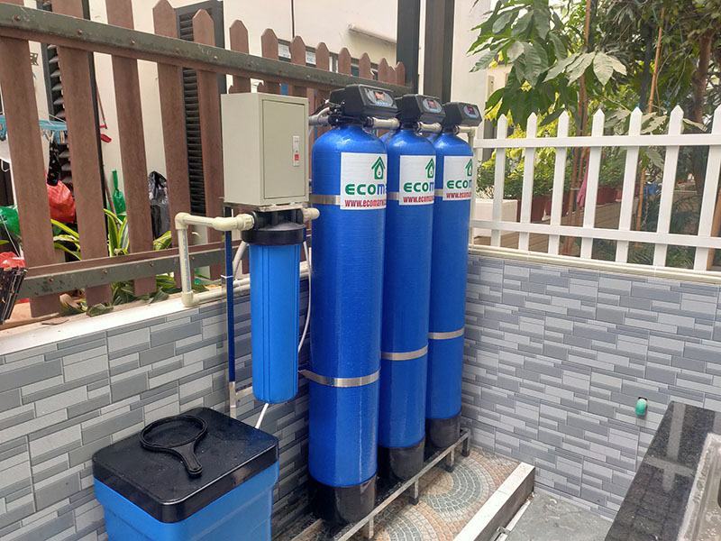 Bộ lọc nước biệt thự ECO-03AS tại Vinhomes Thăng Long 2 Lọc nước sinh hoạt biệt thự