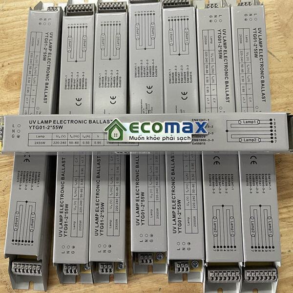Chấn lưu đèn uv công nghiệp 2 bóng 55w ballast uv