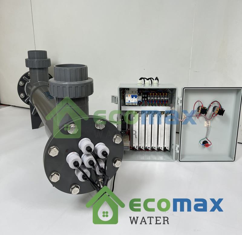 Đèn UV thuỷ sản diệt khuẩn nước ao nuôi công suất 50 - 60m3/h 4 đèn uv nước mặn công suất 50 60m3