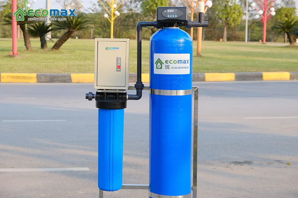 Bộ lọc nước đầu nguồn ECO-01PAC Media Softener chuyên làm mềm 5 bo loc nuoc dau nguon ecomax co nhieu uu diem vuot troi
