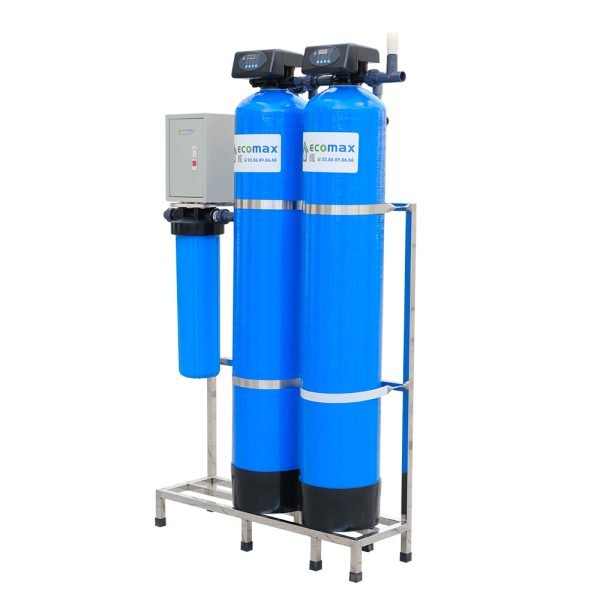 Bộ lọc nước đầu nguồn ECO-02PAC Media lọc bỏ kim loại nặng 2 bo loc nuoc dau nguon eco g02ac thiet ke tinh te