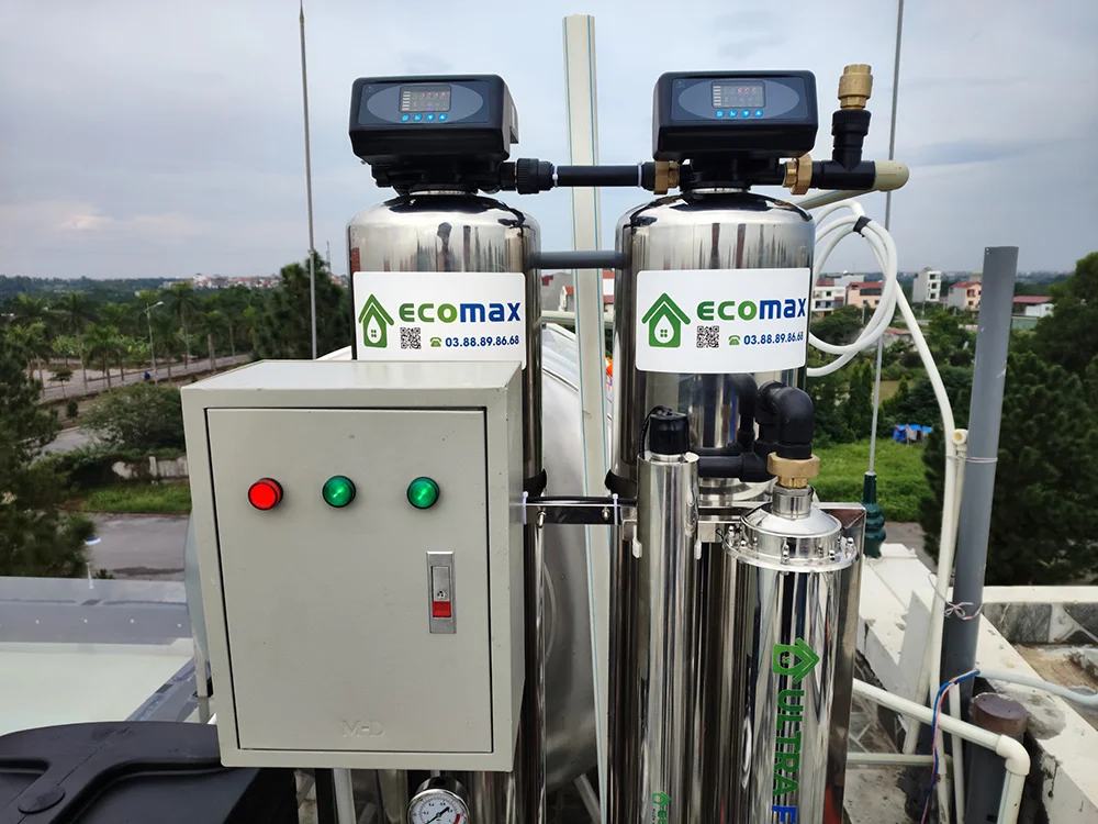Hệ thống lọc tổng biệt thự ECO-02 Ultra cao cấp 11 loc tong dau nguon biet thu ecomax tai dan phuong ha noi