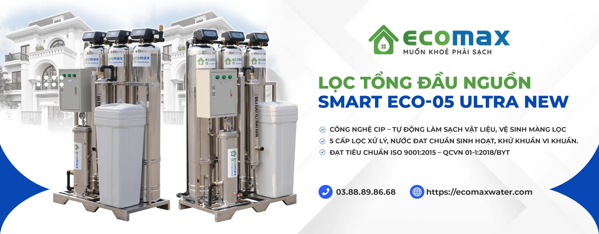 Trang chủ 31 xu ly nuoc ecomax chinh hang uy tin