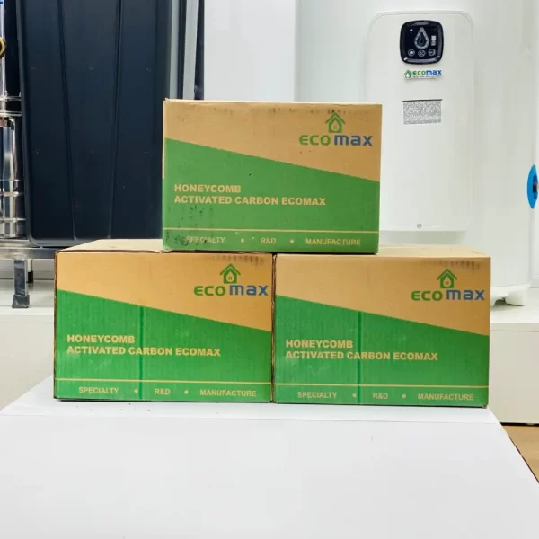 Than hoạt tính tổ ong xử lý khí thải và khử mùi công nghiệp 4 Than hoạt tính tổ ong Ecomax sản xuất đóng theo thùng